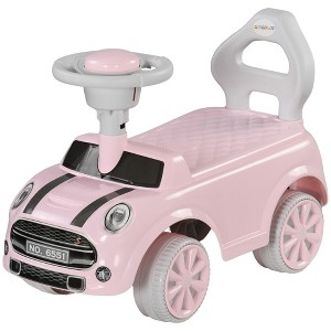 Vynxaria Blance bike, Foot to Floor Sliding Car with Horn, Steering Wheel &  Anti-Over-Backwards System for Toddler Ages 18-36 Months, Pink - 1 of 4