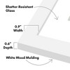Americanflat Picture Frame with Mat - Wood with Glass Cover - 3 of 4