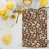 Avenie Mushrooms In Neutral Brown Cutting Board Rectangle -Deny Designs - 2 of 3