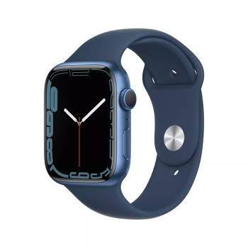 Apple Watch Series 7 Gps, 41mm Blue Aluminum Case With Abyss Blue 