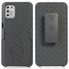 Nakedcellphone Case with Stand and Belt Clip Holster for Motorola Moto G Stylus 4G (2021) - Black - 2 of 4