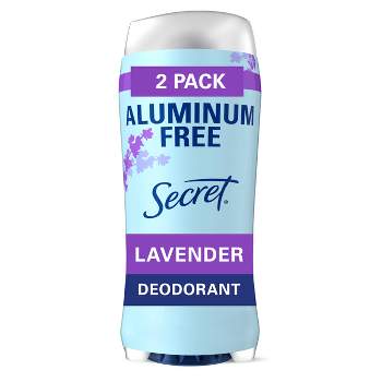 Secret Aluminum Free Deodorant for Women - Lavender - 2.4oz/2pk