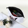 Unique Bargains Large Capacity Zipper Personalized Small Makeup Bag White - 2 of 4