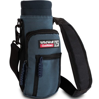 32 oz Water Bottle Holder Carrier with Adjustable Shoulder Strap