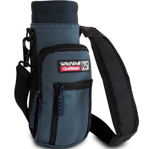 Function 2.0 Water bottle Holder Bag with Phone Pocket and Adjustable  Shoulder Strap I Bottle Carrying Case I Wine Bottle Carrier Bag