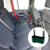 Unique Bargains Car Trash Can W/ Hook Hanging Front Rear Seats Rhinestone Trash Bin Green 1 Pc - 2 of 4