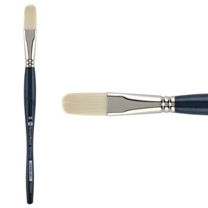 Borciani e Bonazzi Unico Bianco Synthetic Series 832 Paint Brush, Filbert 18 - Acrylic, Oil, Gel, Impasso Painting - Ergonomic Handle, Cruelty-Free, - 1 of 4