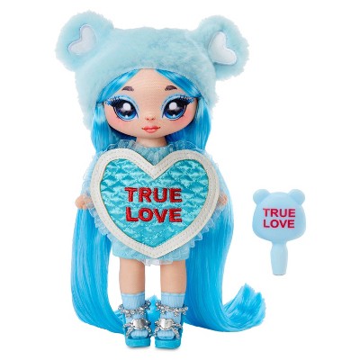 Na! Na! Na! Surprise Sweetest Hearts Lily Sarang Blue Heart Bear Stuffed Doll