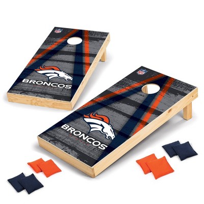 Denver Broncos Cornhole Board Decals – 16" X 9" Large – Set Of 2 – Sportcraft