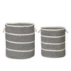 Colonial Mills Modern Woven Hampers - Black 17"x17"x22" - 3 of 4