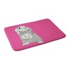 Deny Designs Casey Rogers Rabbit Memory Foam Bath Rug: Machine Washable, Microfiber, Abstract Pattern, 1'9"x2'10" Rectangle Bath Mat - image 2 of 4