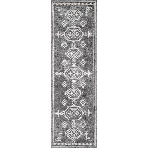 Nuloom Kyleigh Medallion 2x8 Machine Washable Runner Indoor Area Rug ...