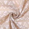 INSPIRE CHIC Women's Geometric Printed Cotton Linen Lace Trim Square Scarves 1Pc - 4 of 4