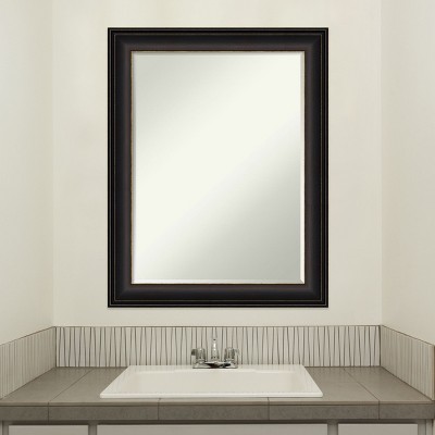 Bronze Espresso Brown Rectangular Bathroom Vanity Mirror