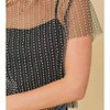 Women's Short Sleeve Beaded Top - Mainstrip - 4 of 4