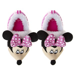 Disney Minnie Mouse Dual Sizes Girls' Slippers. (Toddler/Little Kids) - 1 of 4