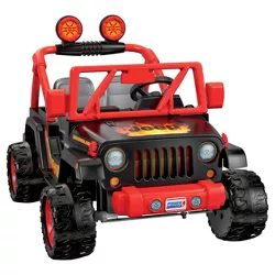 Power Wheels 12v Jeep Wrangler Powered Ride-on - Red : Target