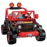 Power Wheels 12V Tough Talking Jeep Powered Ride-On - Black/Red