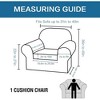 J&V TEXTILES Rich Floral Pattern Velvet Stretch Chair Cover Chair Slipcover Sofa Cover Furniture Protector Couch Soft with Elastic Bottom - 2 of 3