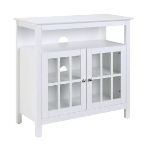 Big Sur Highboy TV Stand for TVs up to 42" with Storage Cabinets - Breighton Home - 1 of 4