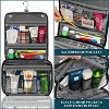 PAVILIA Hanging Toiletry Bag Women Men, Foldable Large Travel Cosmetic Organizer, Water Resistant Makeup Toiletries Essentials Kit - 4 of 4
