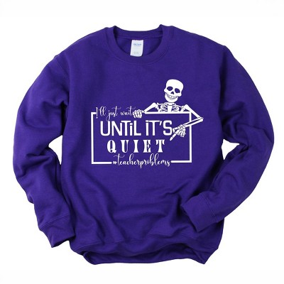 Simply Sage Market Women's Graphic Sweatshirt Wait Until It's Quiet