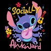 Juniors Lilo & Stitch Socially Awkward Alien T Shirt - 2 of 4