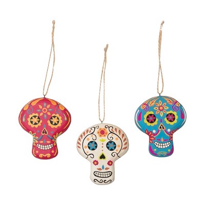  Gallerie II Dia de Muertos Skull Ornament A/3 