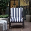 GDFStudio Eleanore Modern 35.5” Metal and Linen Upholstered Accent Chair - 2 of 4
