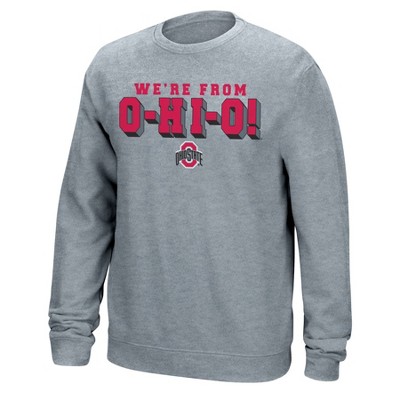 ohio state men's crew neck sweatshirt