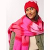 Shiraleah Amelia Pink and Red Plaid Blanket Scarf - 4 of 4