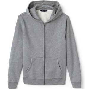 Lands' End Lands' End School Uniform Adult Zip Front Sweatshirt - 1 of 2
