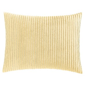 Collections Etc Unique Tufted Stripe Chenille Pillow Sham - 1 of 3
