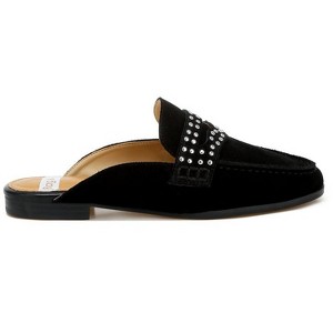 Eve Park Stud Embellished Penny Strap Mules - 1 of 4