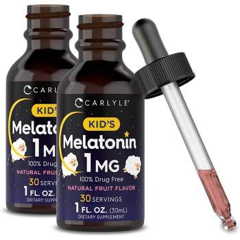 Carlyle Melatonin 1mg | 2 fl oz (1 fl oz x 2 pack)