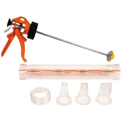 GameMaker EZ Jerky Shooter Kitchen Gadget with 3 Nozzle Choices, 1 Pound Ground Meat Capacity, and Snap-LoK Design for Easy Cleaning