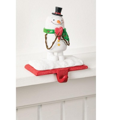 Sullivans Snowman Stocking Holder 5.5"H Multicolored