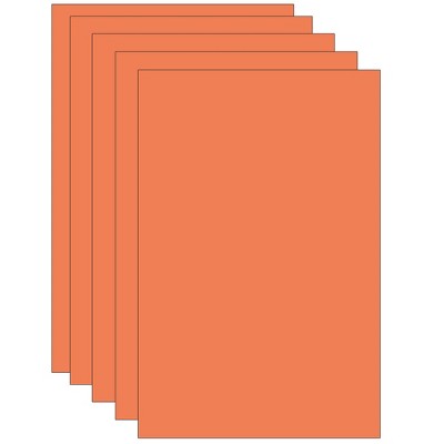 Spectra® Deluxe Bleeding Art Tissue, Orange, 20" x 30", 24 Sheets Per Pack, 5 Packs