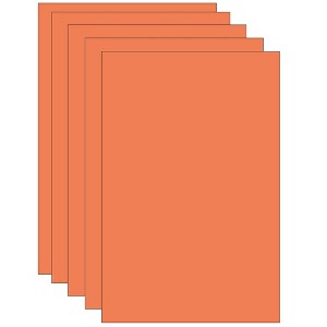 Spectra® Deluxe Bleeding Art Tissue, Orange, 20" x 30", 24 Sheets Per Pack, 5 Packs - 1 of 2