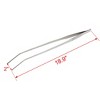 Unique Bargains Aquarium Fish Tank Tools Set Straight Tweezers for Plant Grass 2 Pcs - 3 of 4