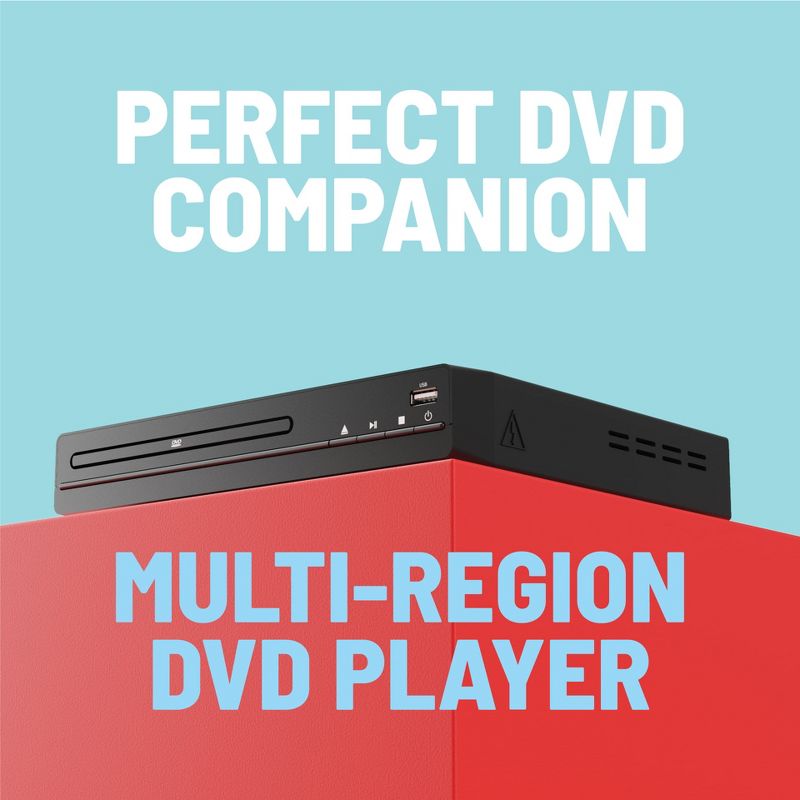 Oakcastle DVD100 DVD Player for TV & HD 1080P DVD Player | HDMI or RCA AV Cable TV Connection | USB MP3 and CD Playback I Slim Design I Remote, 4 of 8