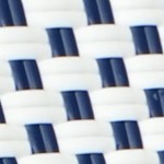 white & navy/natural frame