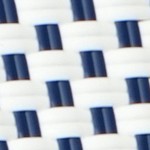 white & navy/natural frame