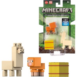 Minecraft Baby Animal Pack Action Figures & Accessories Collection, 3.25" Scale & Pixelated Design - 1 of 4