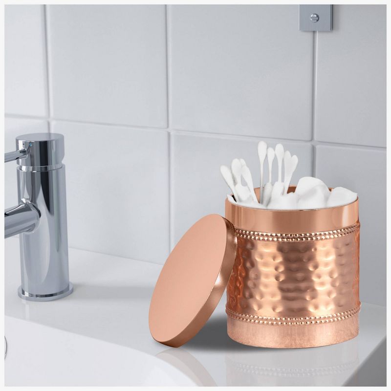Stainless Steel Bathroom Vanity Countertop Storage Organizer Canister Jar Copper - Nu Steel, 5 of 7