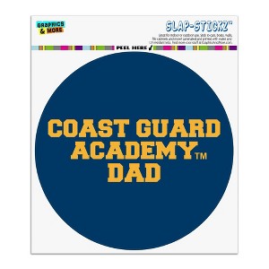 U.S. Coast Guard Academy Bears Dad Automotive Car Window Locker Circle Bumper Sticker - 1 of 4