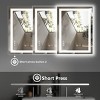 GlasFlength Decorative Wall Mirrors Full Length Mirrors Steam Resistant Reflection Surface For Modern Bathrooms, Silver, 30.7"*22"*2.3" - 4 of 4