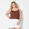 Women's Scoopneck Shell Trim Tank Top - Wild Fable™ - 2 of 4