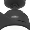 Hunter Gallegos 52" Ceiling Fan Matte Black with Integrated LED Light, 3 Blades, WhisperWind Motor, Wet Rated - 4 of 4