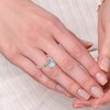 Pompeii3 Certified 3 1/3Ct Pear Diamond Engagement Ring 14k Gold or Platinum Lab Created - 4 of 4